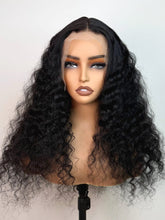 Brooklyn Hair Water Wave Style 13x4 HD Lace Front Deep Wave Wig 180% Density 24" / Natural Black / HD Lace Front